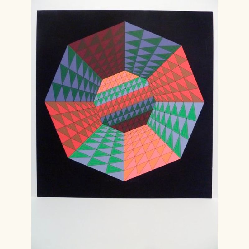 Heisenberg (Sérigraphie) - Victor  VASARELY