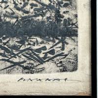 Julius BALTAZAR (1949) // Paysage abstrait (Gravure) — Artistes Divers