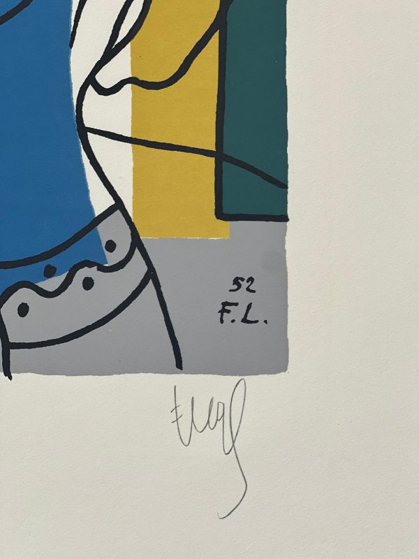 Porträt einer Frau (Siebdruck) - Fernand LEGER