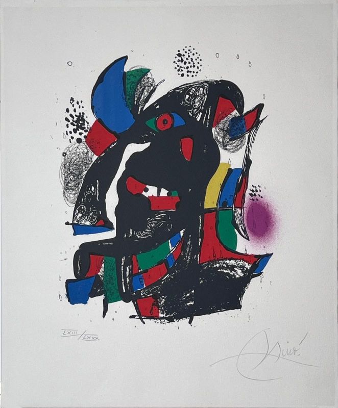 Miro Litografía n°IV (Litografía) - Joan  MIRO