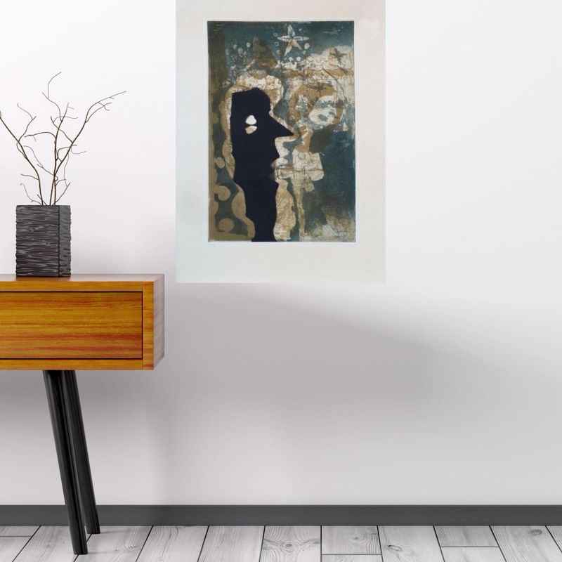 Roi Noir (Lithographie) - Antoni CLAVE