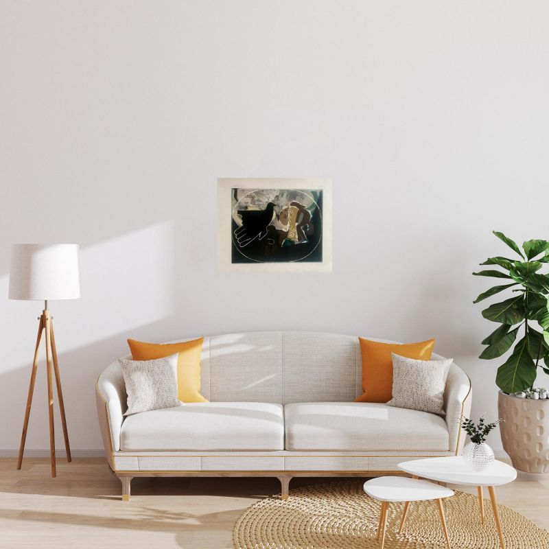 Pitcher and bird (Etching) - Georges BRAQUE