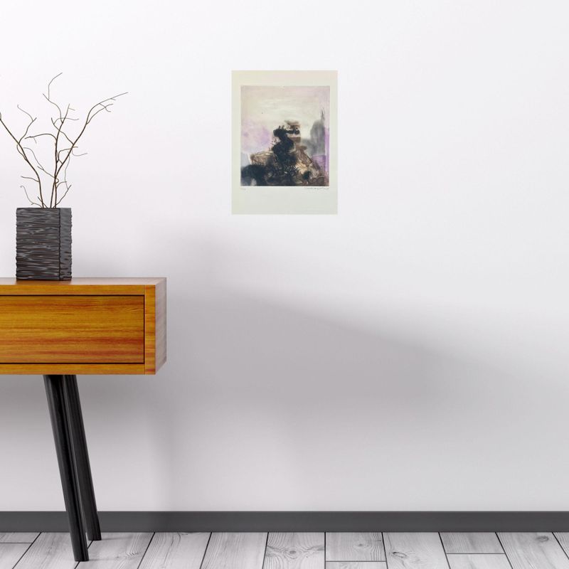 L'étang (Eau-forte) - Wou-ki  ZAO