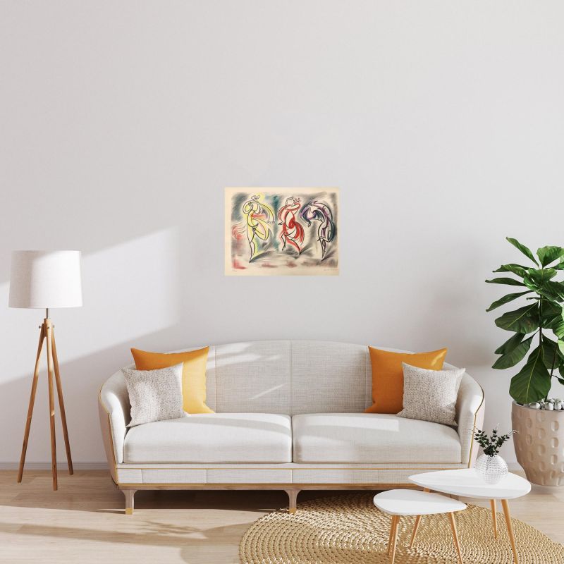 Présages (Lithograph) - André  MASSON