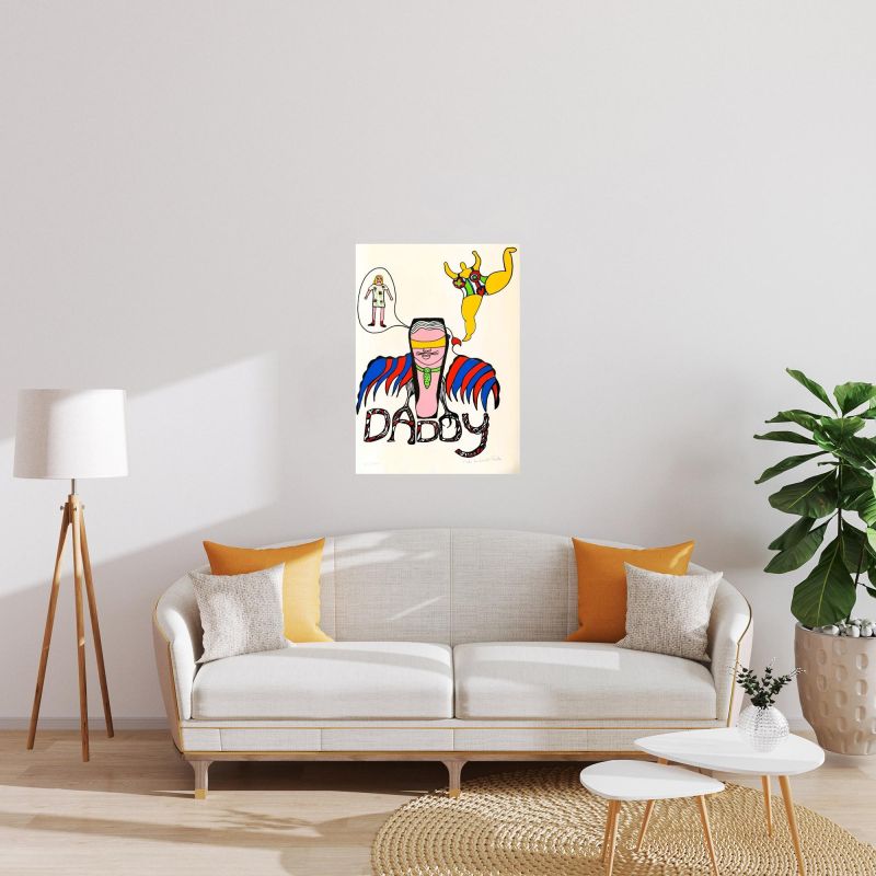 Daddy (Sérigraphie) - Niki DE SAINT PHALLE