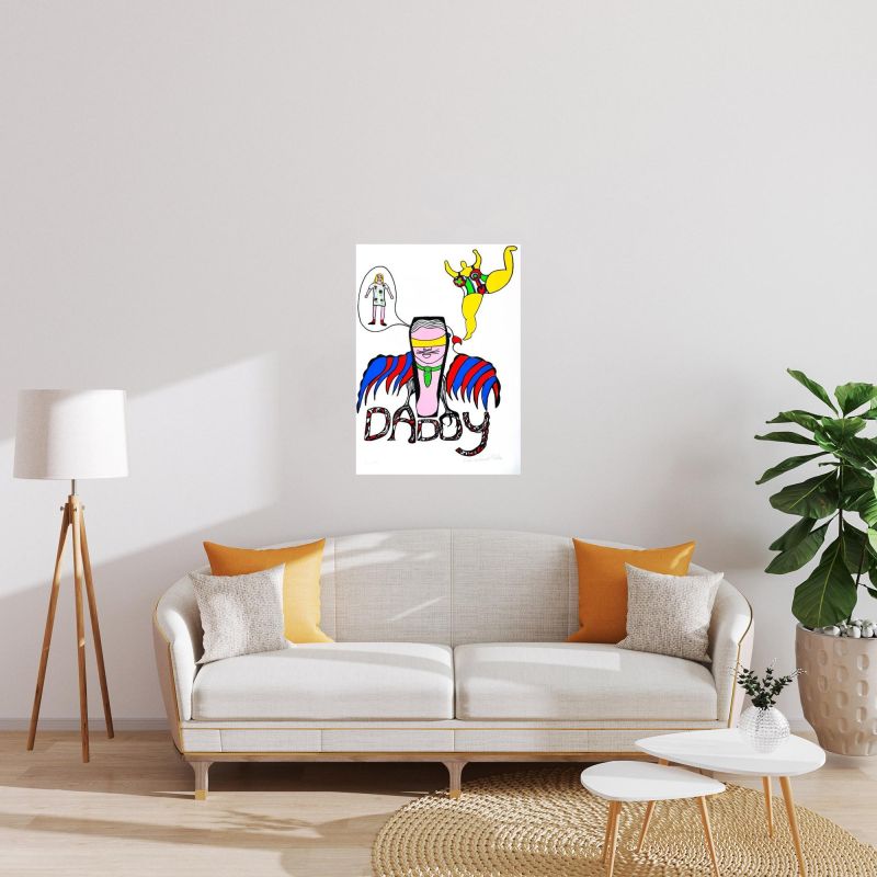 Daddy (Sérigraphie) - Niki DE SAINT PHALLE