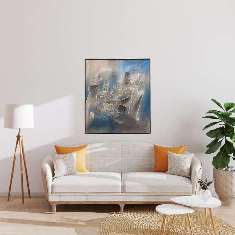 Coup de v&eacute;rit&eacute; (Oil on canvas (modern)) - Roberto  MATTA