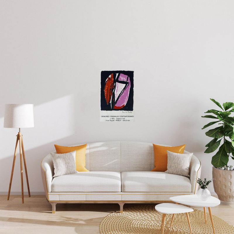 Gravures originales contemporaines - L'OEIL Galerie d'Art (Affiche) - Bram   VAN VELDE