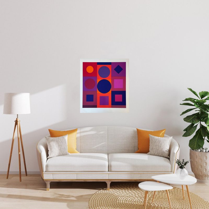 Granat (Serigrafía) - Victor  VASARELY