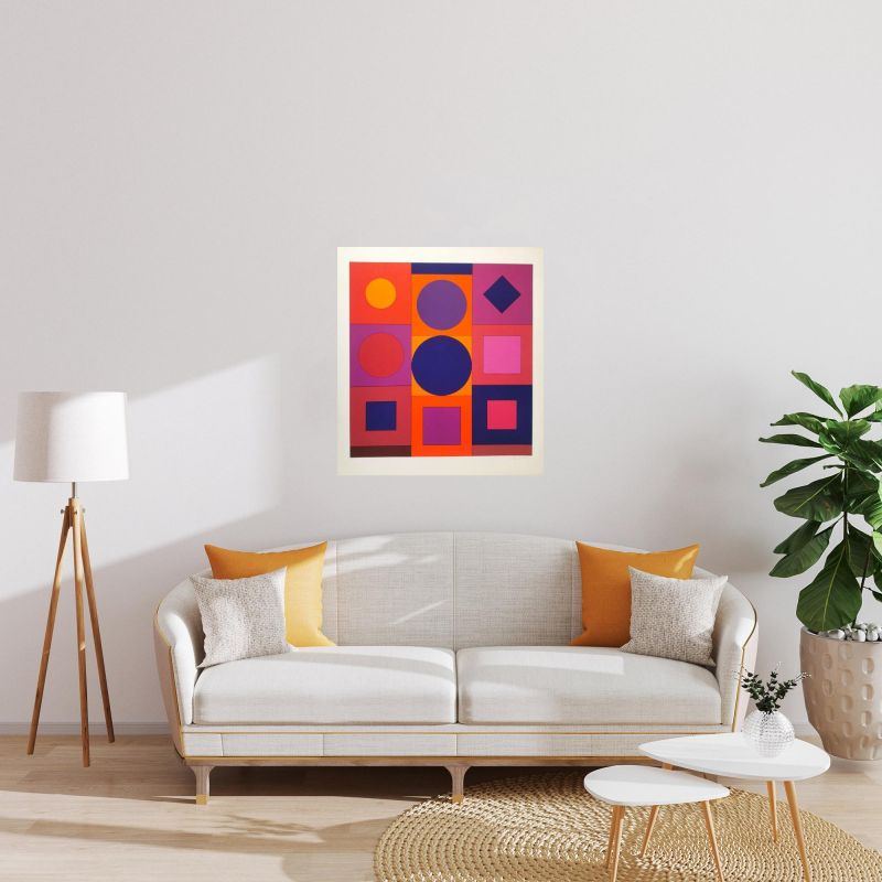 Granat (Sérigraphie) - Victor  VASARELY