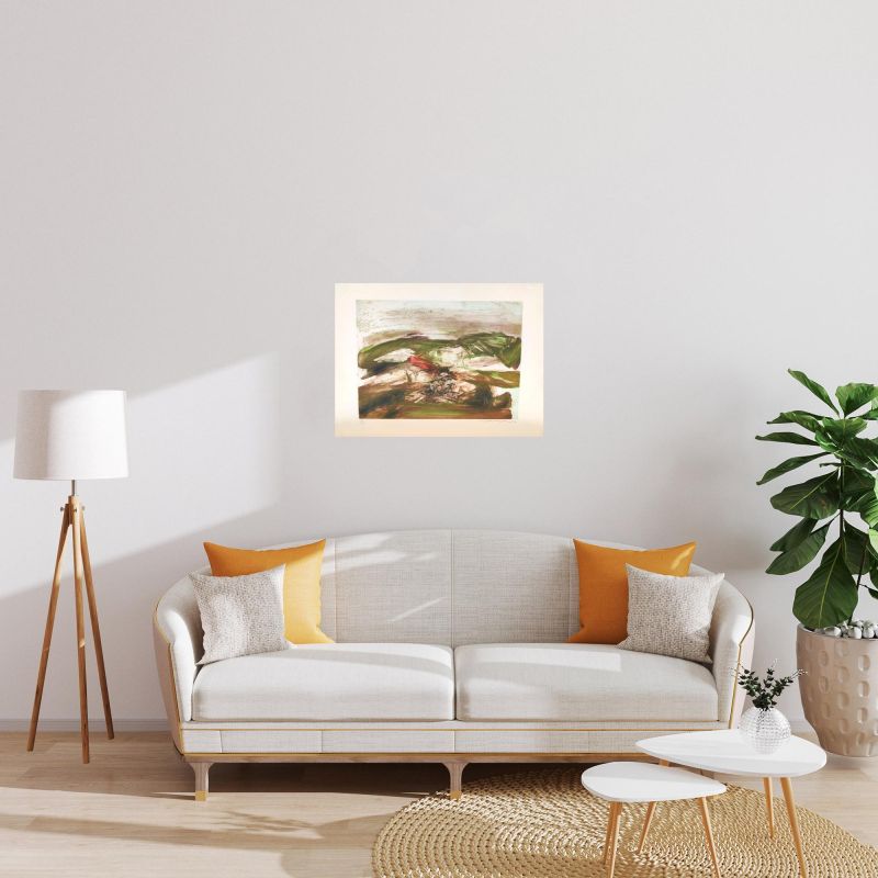 Untitled (Etching and aquatint) - Wou-ki  ZAO