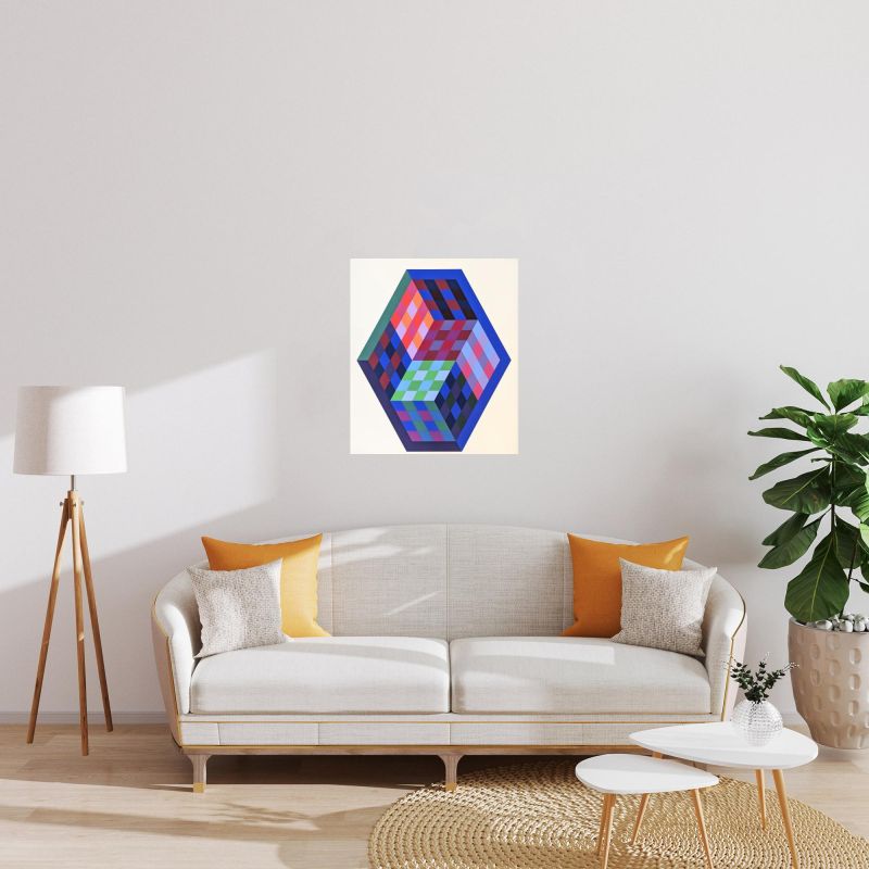 Tridim (Siebdruck) - Victor  VASARELY