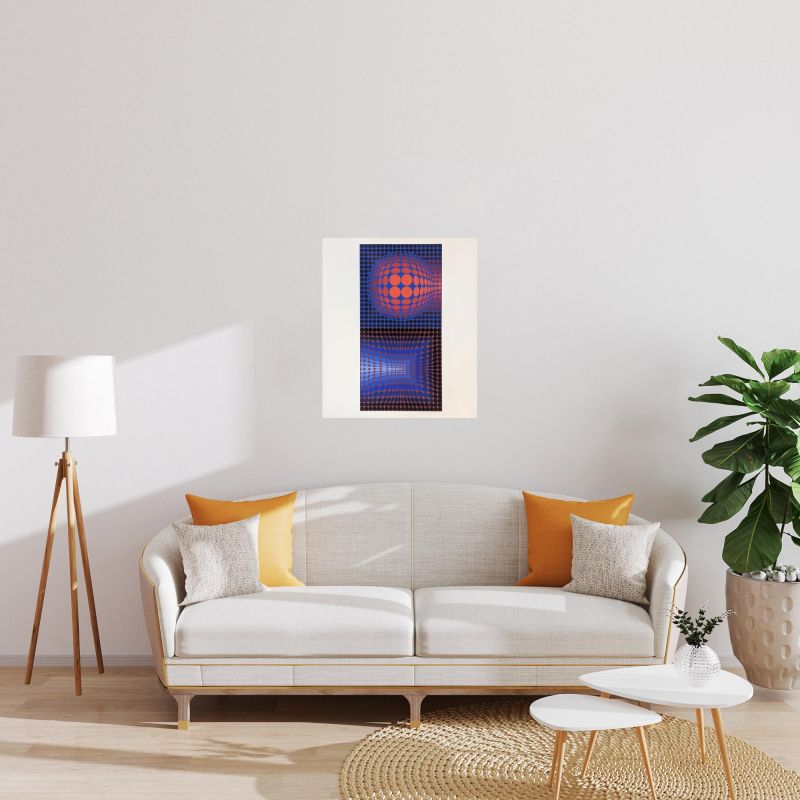 Vega Pauk (Siebdruck) - Victor  VASARELY
