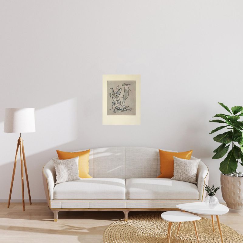 Hunden und Wölfen (Radierung und Aquatinta) - Max ERNST