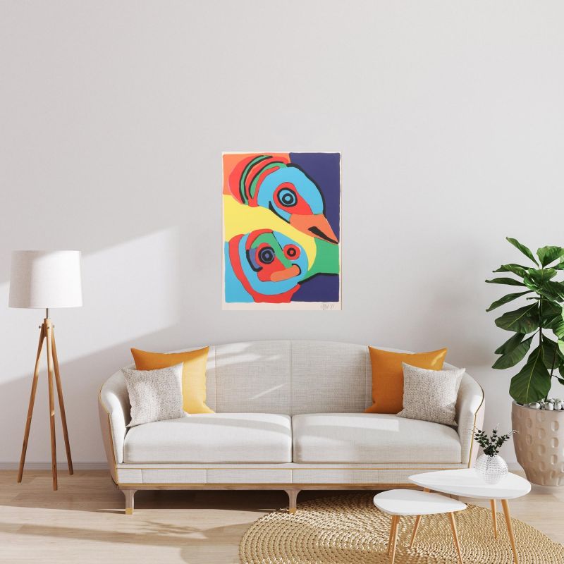 Sans titre (Lithographie) - Karel APPEL