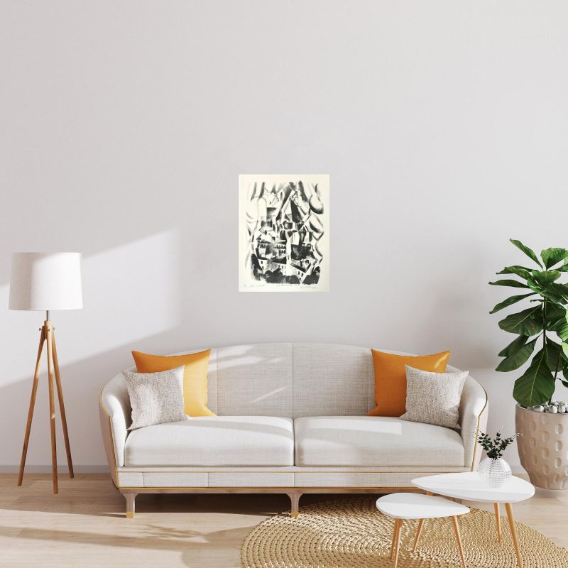 Robert Delaunay (1885-1941) // Fenêtre sur la ville (Lithograph) -  Artistes Divers