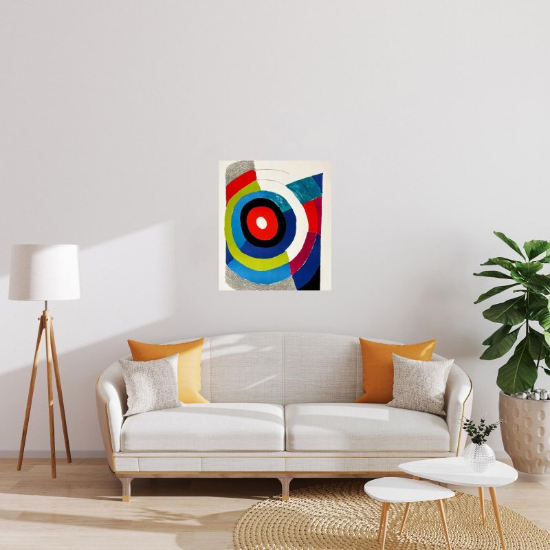 Cible (Farblithographie) - Sonia DELAUNAY
