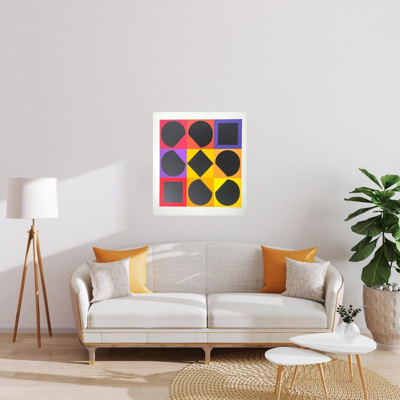 Topaze (Sérigraphie) - Victor  VASARELY