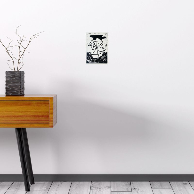 Renversements (Grabado en madera) - Sara FRATINI