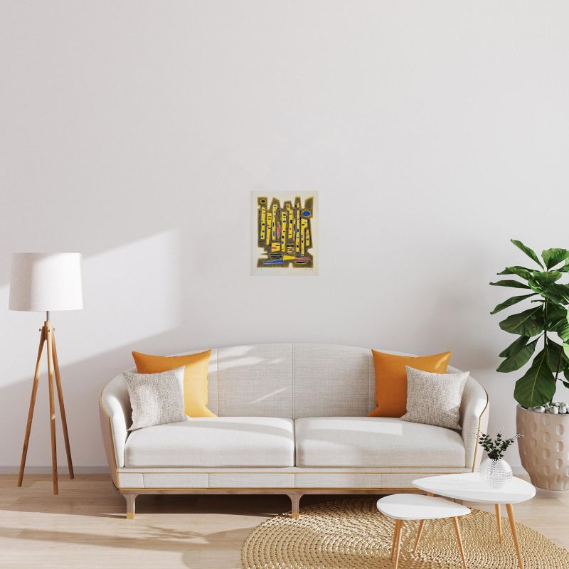 Le Contrapunctor de Buxtehude (Farblithographie) - Gustave  SINGIER