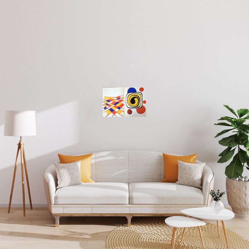 Zusammensetzung (Farblithographie) - Alexander CALDER