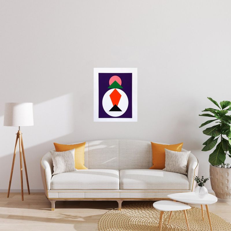 Composición geométrica (Serigrafía) - Geneviève CLAISSE