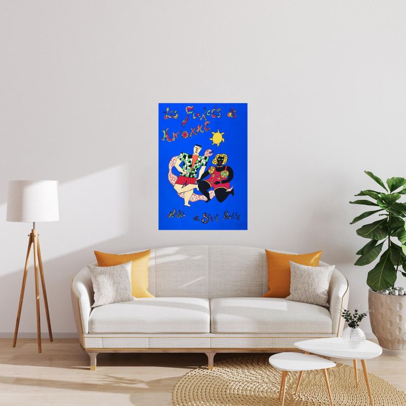 Les fiancés de Knokke (Silkscreen) - Niki DE SAINT PHALLE