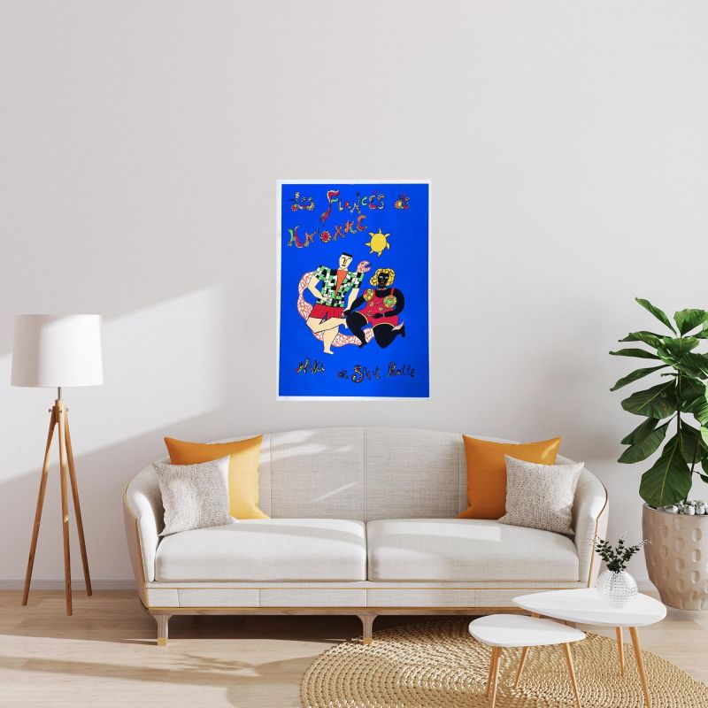 Les fiancés de Knokke (Silkscreen) - Niki DE SAINT PHALLE