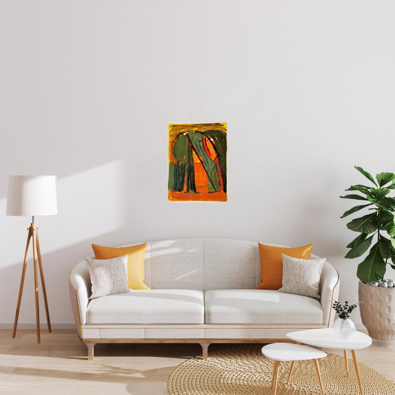 Wald (Farblithographie) - Bram   VAN VELDE