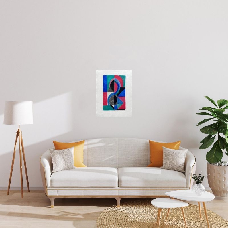 Avec moi-même (Radierung und Aquatinta) - Sonia DELAUNAY