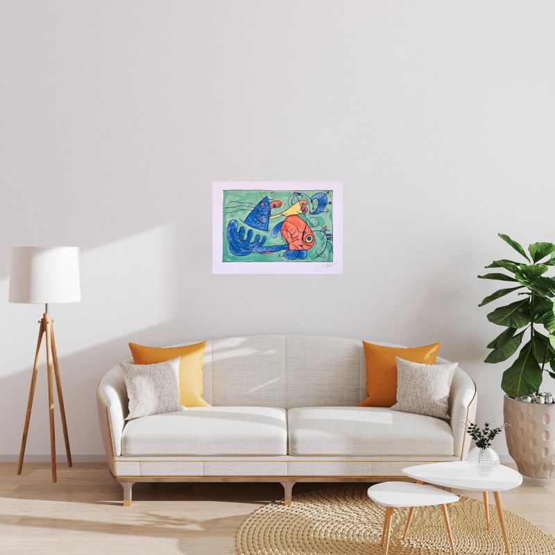 Ubu roi (planche 12) (Lithograph) - Joan  MIRO