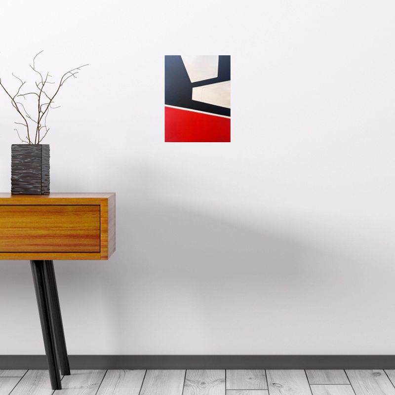 Fugue noir rouge (Gravure) - Jacqueline DEBUTLER