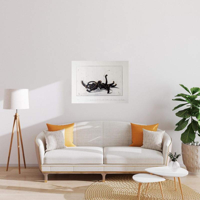 Random Combination of Indeterminate Lines I (Gravure) - Bernar VENET