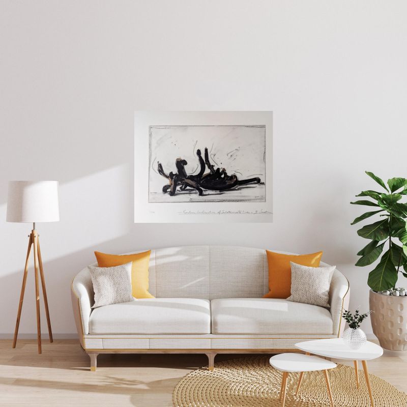 Random Combination of Indeterminate Lines IV (Gravure) - Bernar VENET