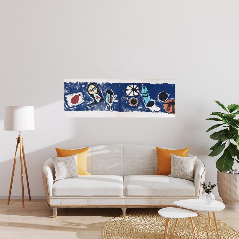 Nocturne (Lithographie) - Joan  MIRO