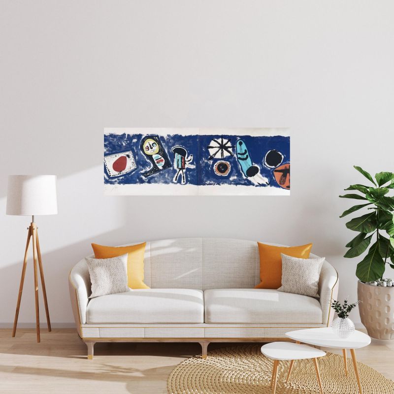 Nocturne (Lithographie) - Joan  MIRO