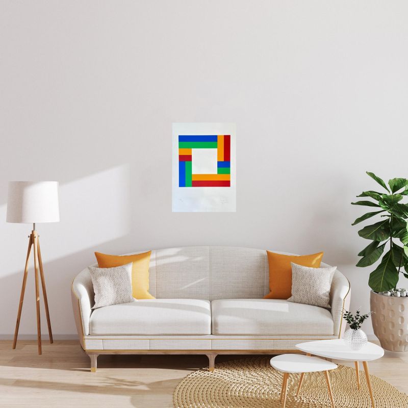 Carré (Sérigraphie) - Max BILL