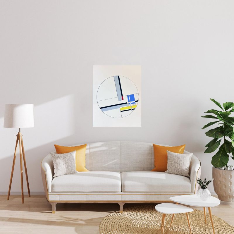 Abstraction spatiotemporelle n°36 (Sérigraphie) - Jean GORIN