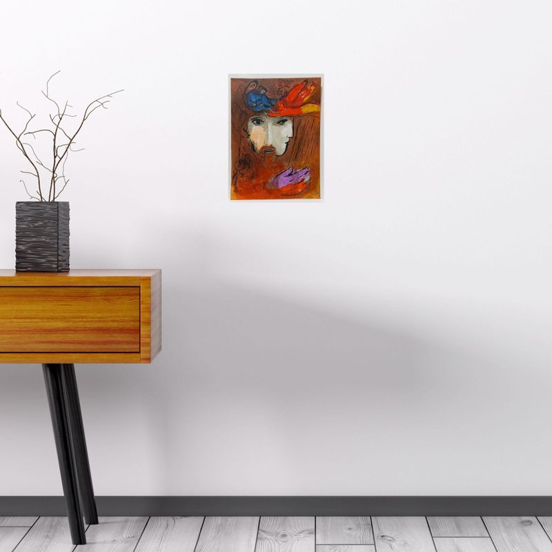 David et Bethsabée (Bible 1956) (Farblithographie) - Marc CHAGALL