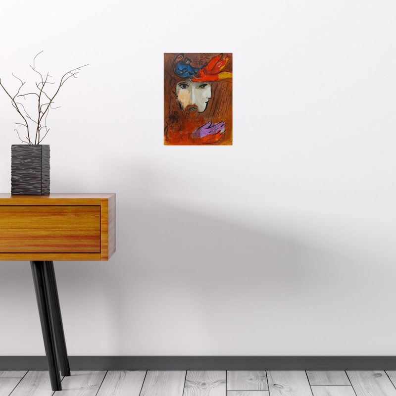 David et Bethsab&eacute;e (Bible 1956) (Litografía) - Marc CHAGALL