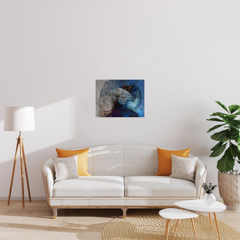 Cristal qui songe (Huile sur toile (contemporain)) - Véronique NEROU