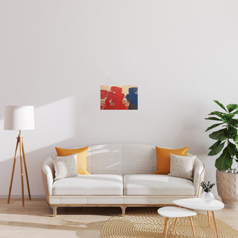 Ohne Titel (Farblithographie) - Alekos FASSIANOS