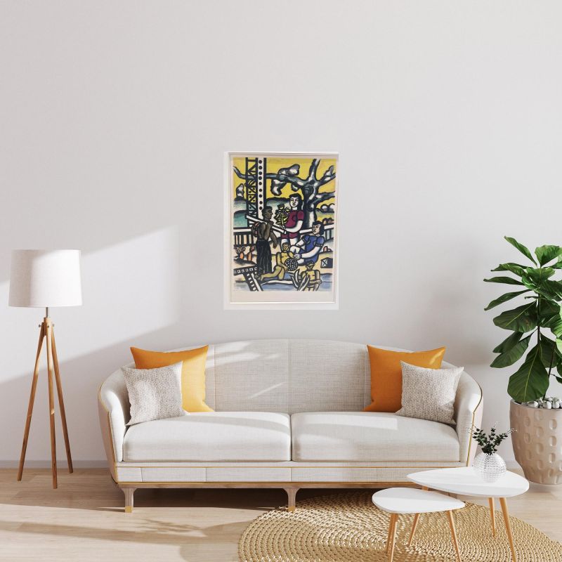 The Camper (Wood engraving) - Fernand LEGER