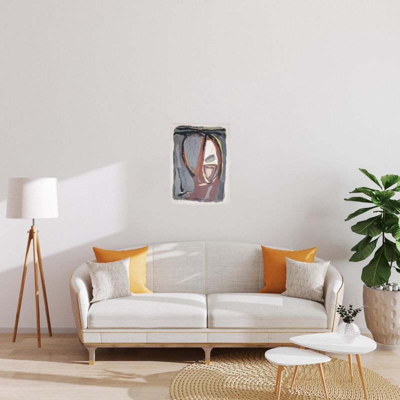 Kopf (Farblithographie) - Bram   VAN VELDE