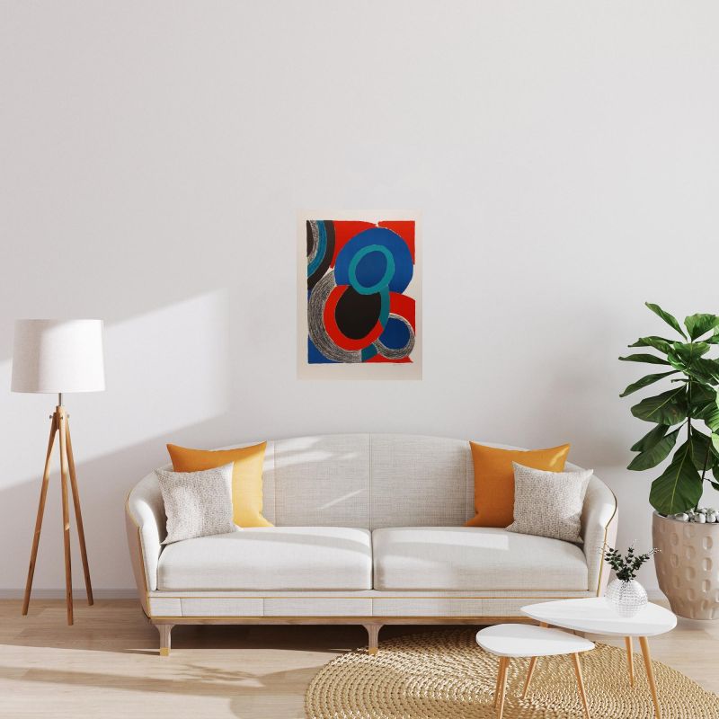 Night flight (Lithograph) - Sonia DELAUNAY