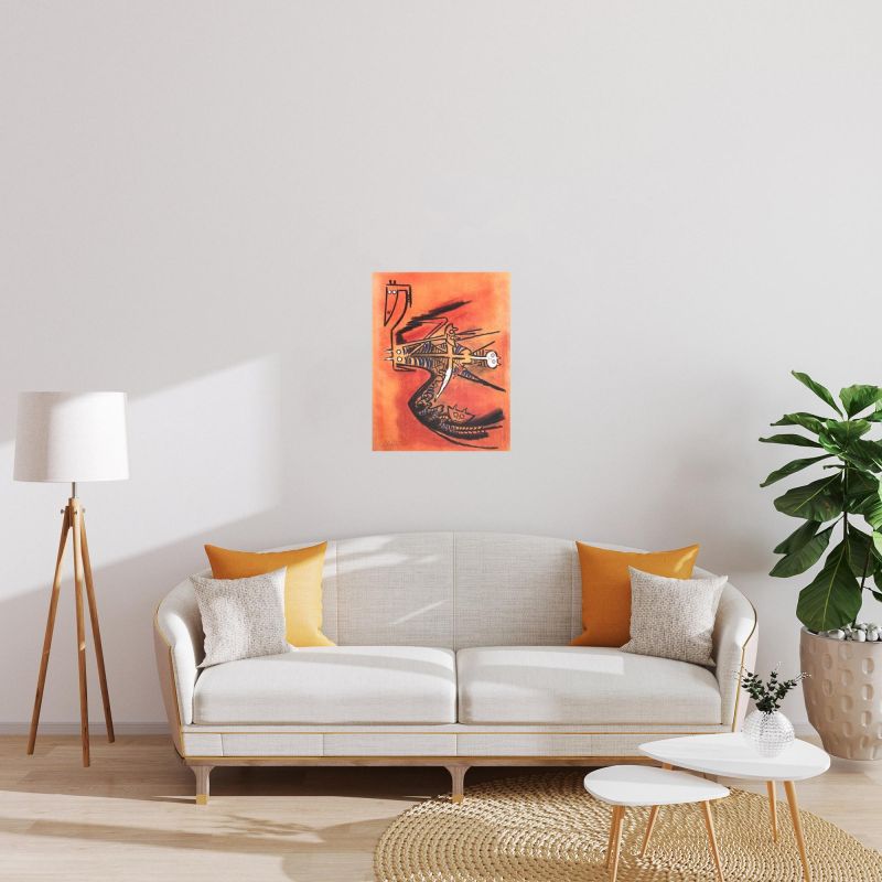 Soeur de la gazelle - Pleni Luna (Lithographie) - Wifredo LAM