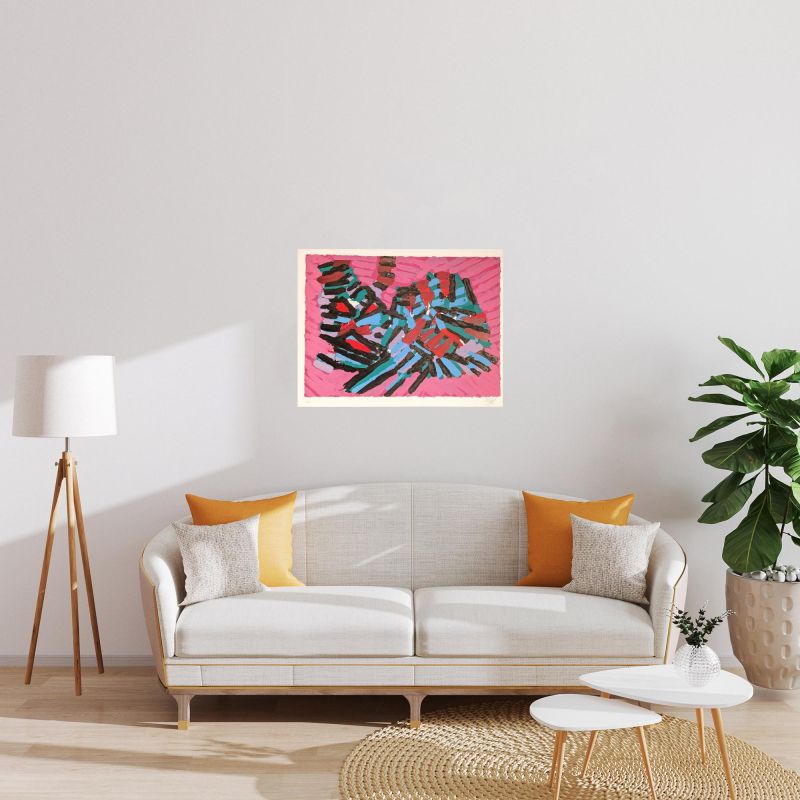 About a Cat (Lithographie) - Karel APPEL