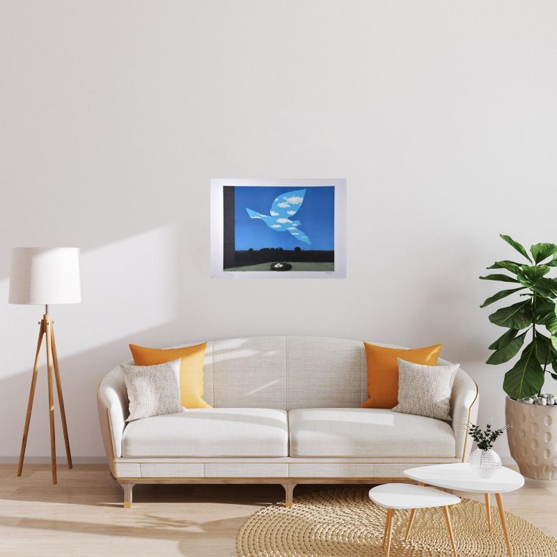 Die R&uuml;ckkehr (Farblithographie) - René MAGRITTE