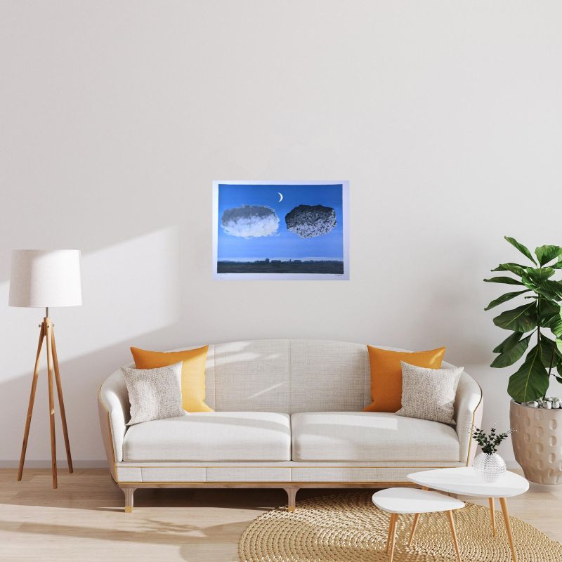 La Bataille de l'Argonne (Lithographie) - René MAGRITTE