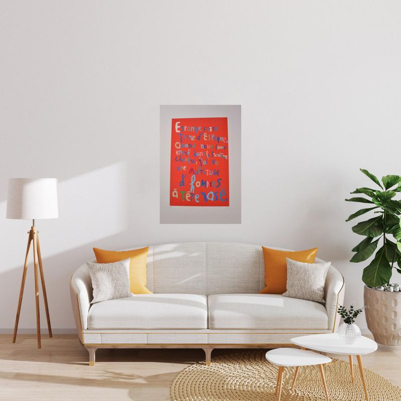 Journal d'un fou (Lithograph) - André LANSKOY